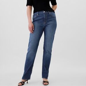 GAP Women's Straight Leg Blue Jeans